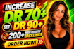 increase domain rating DR 70plus get dr 90 backlinks