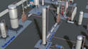 create 3d industrial animation oil refinery process engineering visualization