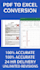 convert scanned PDF to excel data entry in 24 hours