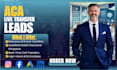 deliver 10 high quality aca live transfer leads daily using facebook ads