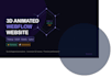 create an interactive 3d animated webflow website with three,js and gsap
