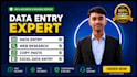 do accurate data entry, web research, copy paste, and data collection