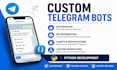 create a custom telegram bot using python