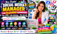 be your social media manager, cleaning marketer and lead generation expert