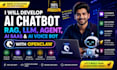 develop a custom ai chatbot, rag system, ai agent, saas, voice chat and openclaw