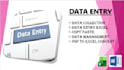 do professional data entry, data management and copypaste