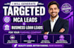 generate targeted mca leads and business loan