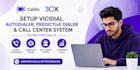 setup vicidal autodialer,predictive dialer,and call center system,outbound calls
