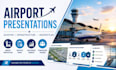 airport  presentation, aviation infrastructure deck, airport master plan PPT