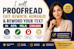 proofread, edit, rewrite, humanize, n format your text in apa, mla chicago style