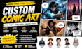 create custom comic illustrations comic strips comic book page pinups and poster