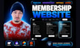 create webflow membership subscription website with memberstack, zapier airtable
