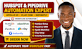 setup hubspot pipedrive apollo io clay com instantly ai automation