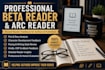 beta read your amazon kindle, books, ebooks arcreader and kdp reviewed