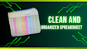 clean and organize excel spreadsheet