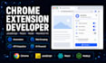 develop a custom chrome extension for website, automation