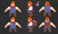 do game design and character design, game animation