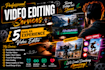 do youtube documentary video editing, faceless video editing