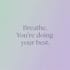 create calming wellness quote post for instagram