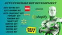 build auto purchase bot for popmart, lazada, pokémon auto checkout