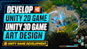 unity 2d game, unity 3d game art design, unity game development