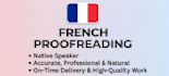 do professional french proofreading and editing