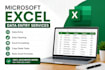 do microsoft excel data entry, data cleaning, and formatting