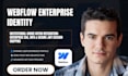 setup auth0 webflow secure login integration