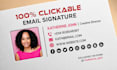 design email signature, clickable html signature for gmail, or outlook