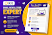 setup kit convertkit newsletter email sequence landing page