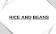 cook rice and beans