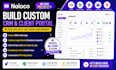 build noloco CRM, client portal and custom no code web apps for your business