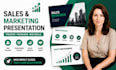 sales deck presentation, marketing presentation design, b2b sales pitch deck pro