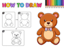 create kids drawing workbook
