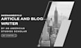 write articles and blogs about culture, literature and history
