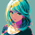 anime character an illustration and anime character