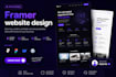 redesign your existing website into a modern framer website