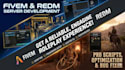 be your fivem server developer, redm server developer, redm vorp sever