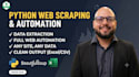 do python web scraping, data extraction and data cleaning