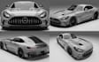 create 3d car model automotive vehicle design full body kit render engine block