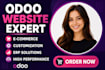 design professional odoo website, odoo ecommerce, odoo erp and customization