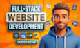 do custom full stack website development with mern stack