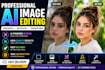 do ai image editing, retouching and background removal
