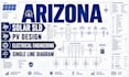 provide arizona solar sld pv design electrical engineering, single line diagram