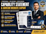 do a professional and catchy federal government capability statement