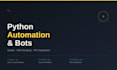 develop python bots, web scrapers, and automation scripts