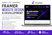 framer website framer web design framer develop framer landing page