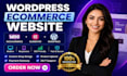 build ecommerce website, wordpress woocommerce peptide store, peptide website