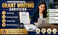 write a professional grant proposal for nonprofits and ngos, grant research