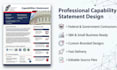 design federal government capability statement business capability statement